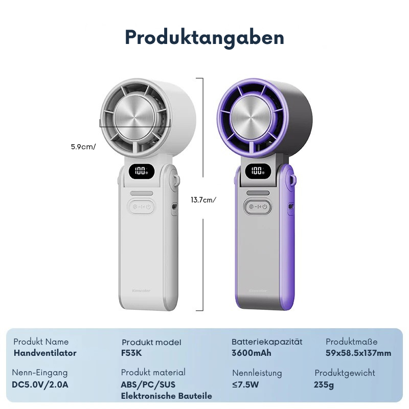 Handheld Cooling Fan